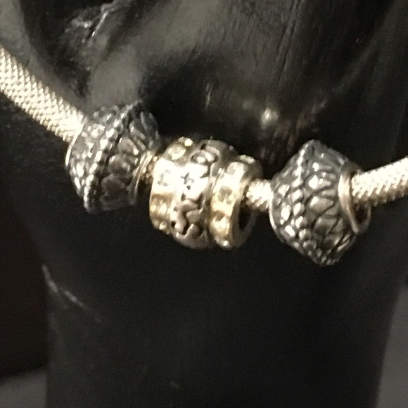 Sterling silver charm set. Originality beads. - Picture 6 of 9